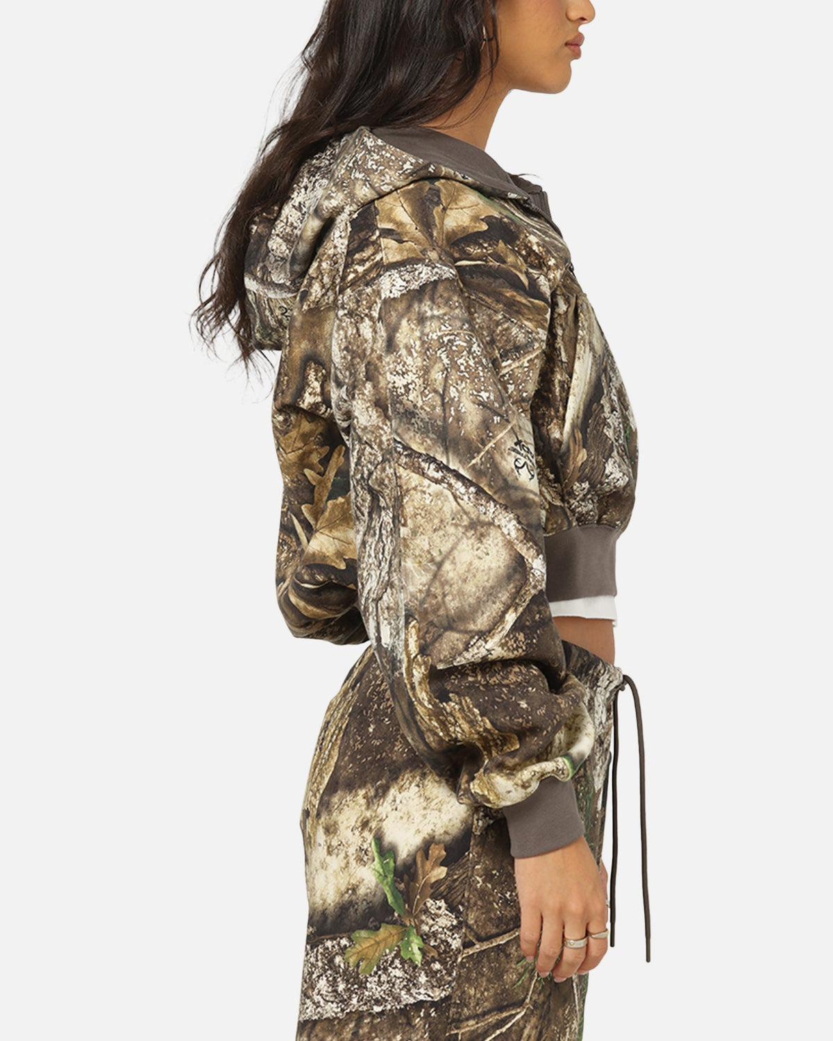 HOT Products Jordan Women's Brooklyn Fleece Realtree Mod Crop Full-Zip Hoodie Sail/Sail