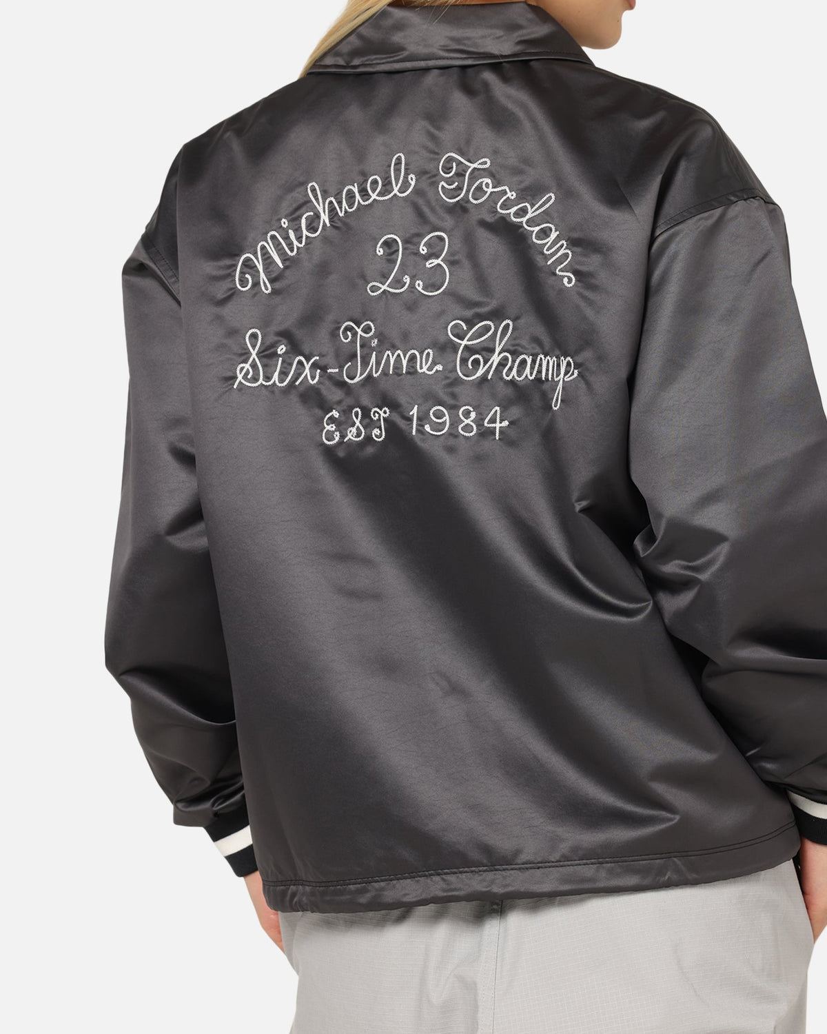 HOT Products Jordan Women's Coaches Jacket Black/Sail