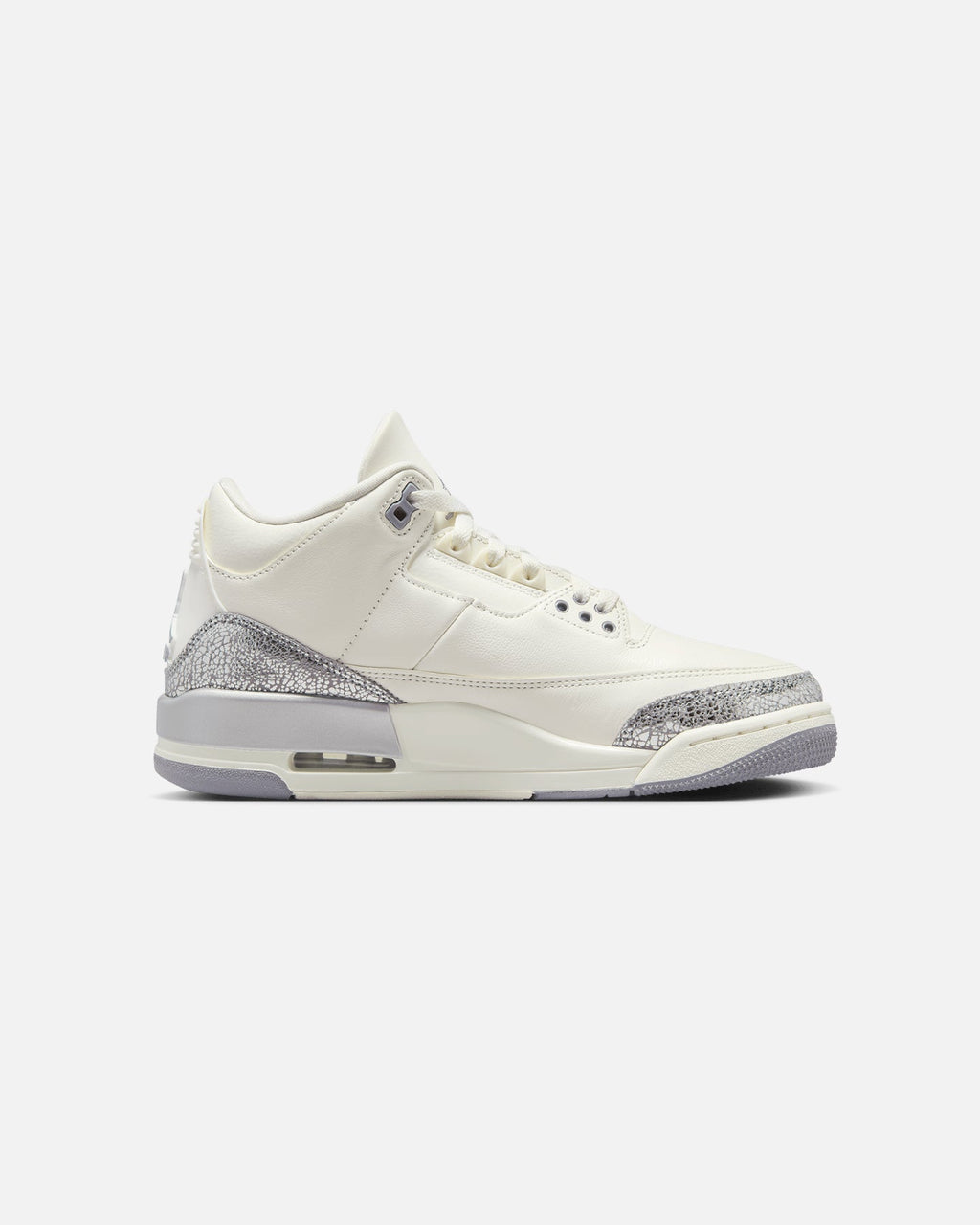 HOT Products Jordan Women's Air Jordan 3 Retro "Metallic Silver" Sail/Cement Grey