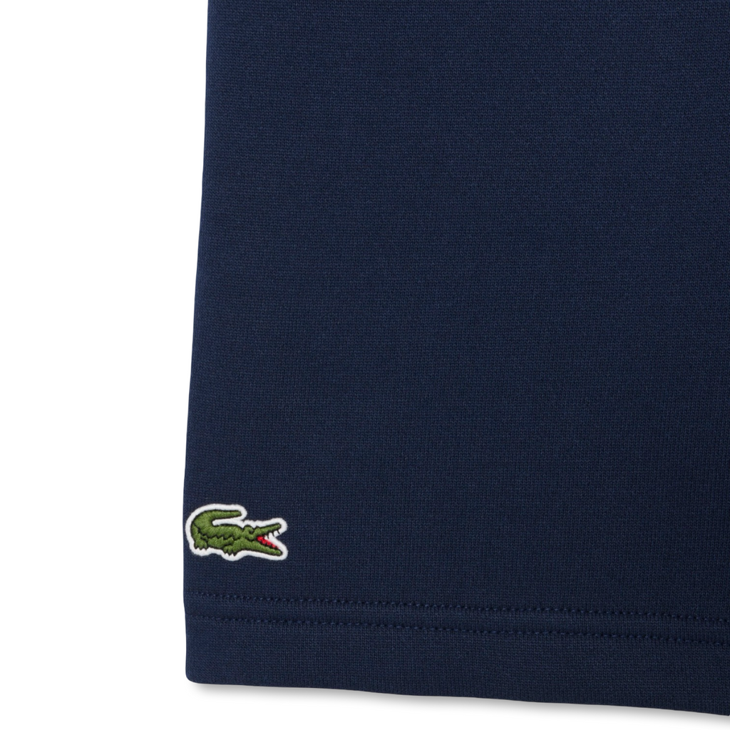 New Arrival LACOSTE REGULAR FIT FLEECE SHORT Men -NAVY BLUE-166