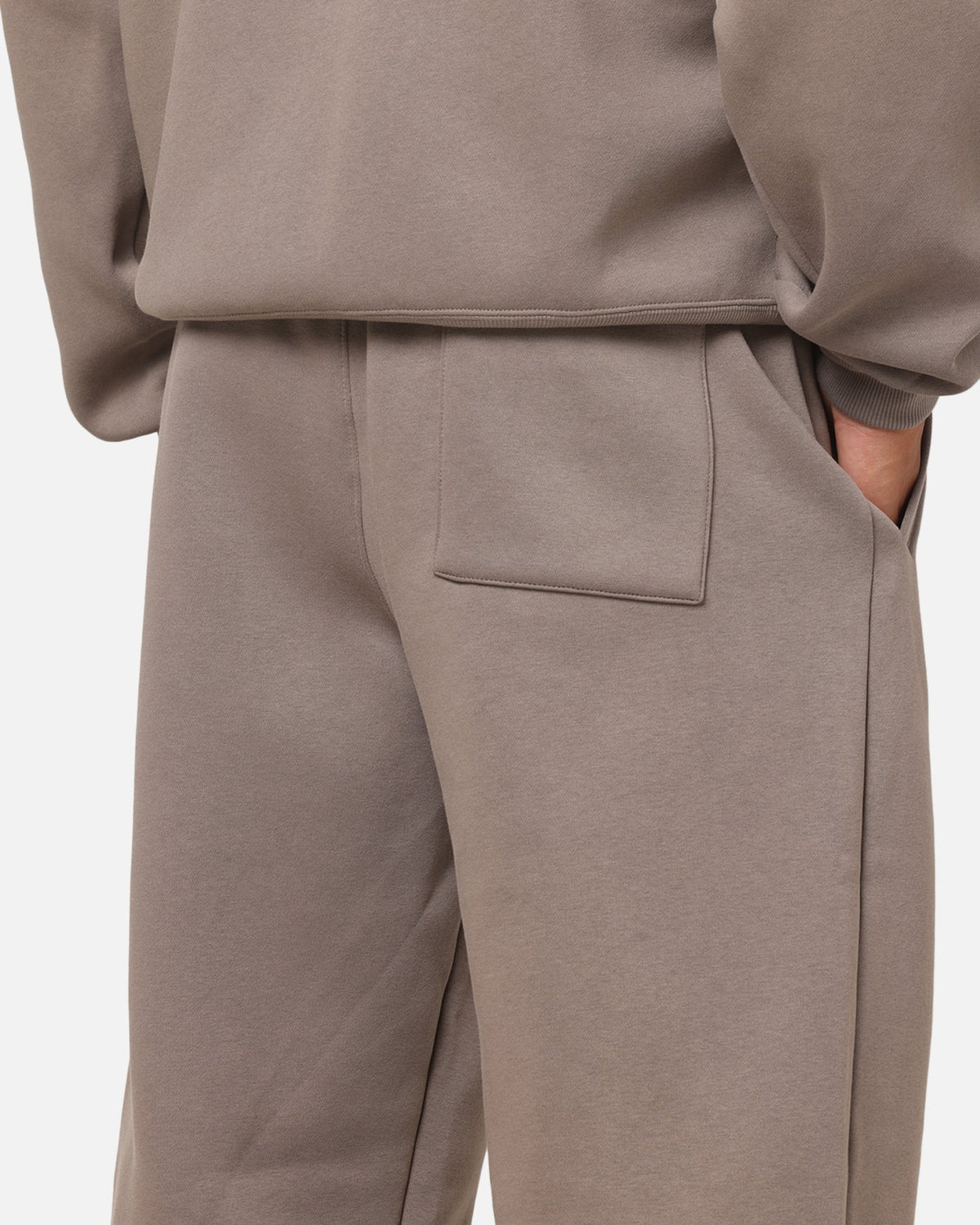 HOT Products Jordan Jumpman Brooklyn Fleece Oversized Open-Hem Pants Olive Grey/Black