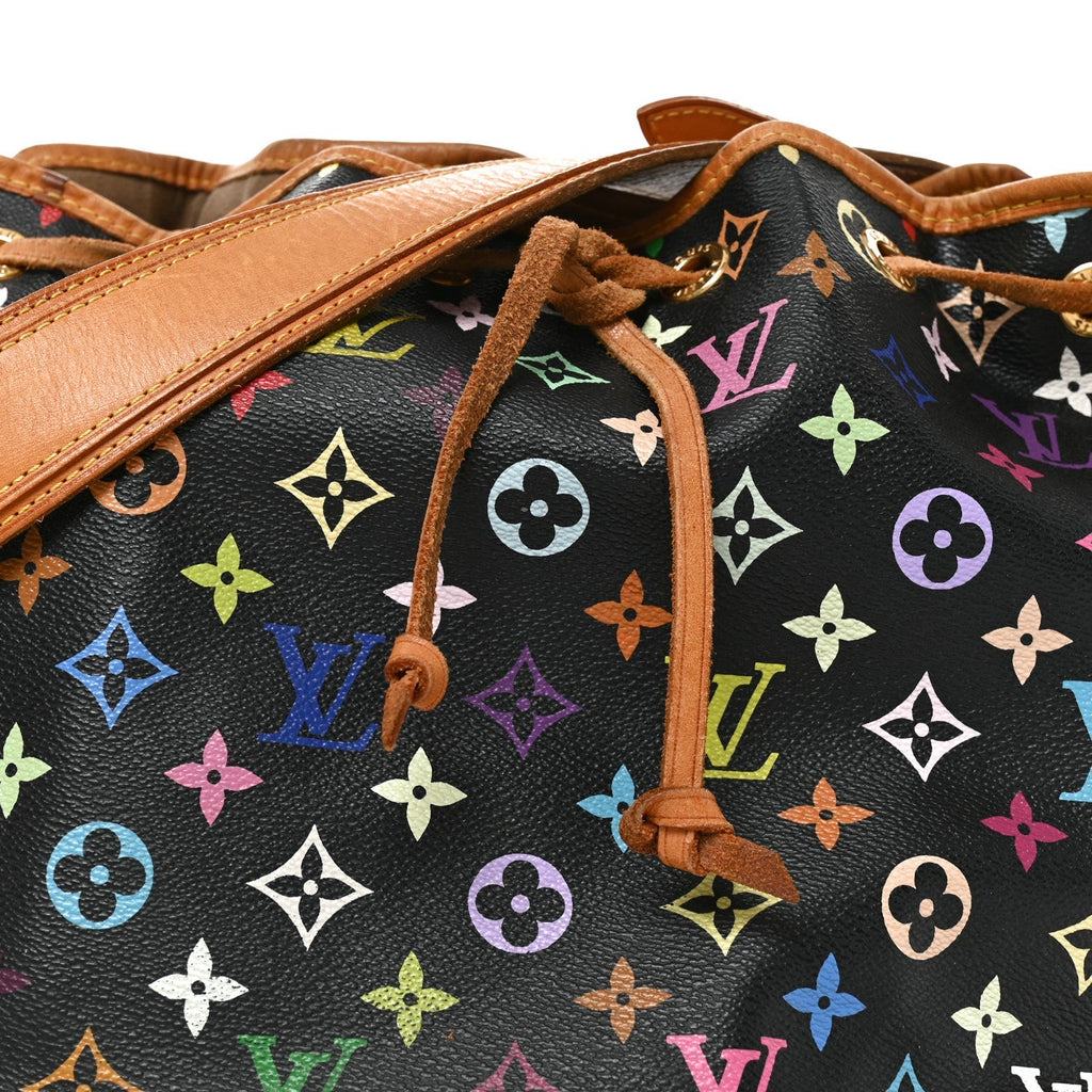 Monogram Multicolor Petit Noe Black