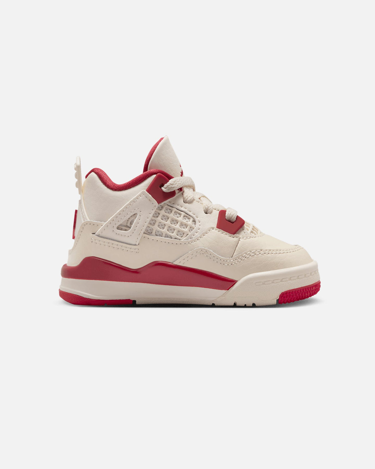 HOT Products Jordan Kids' Air Jordan 4 Retro "Pale Ivory and Tough Red" (GS) Pale Ivory