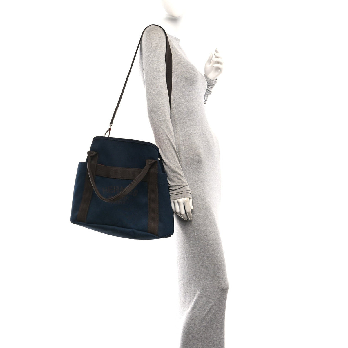 Canvas The Grooming Bag Bleu Navy Feu
