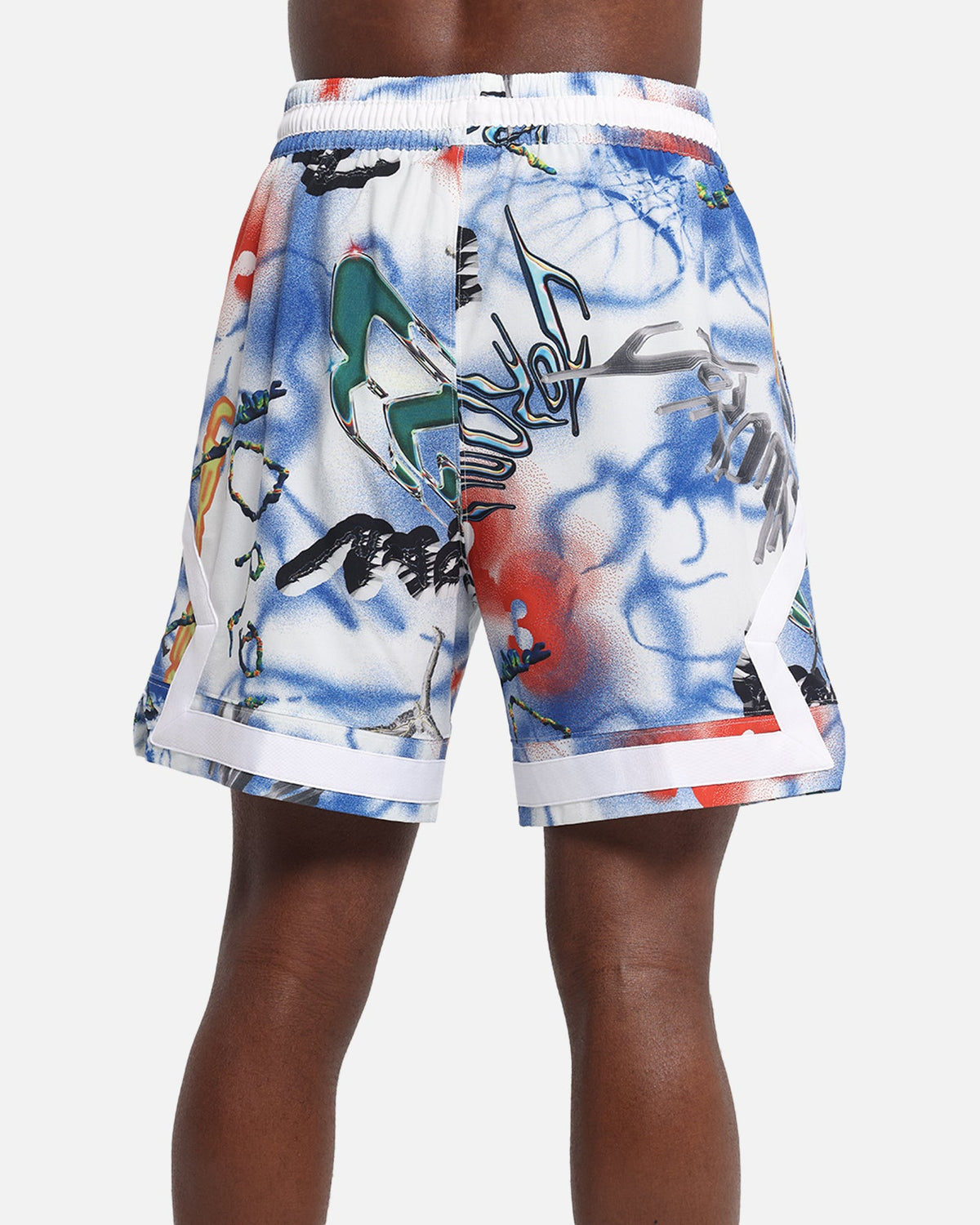 HOT Products Jordan Jumpman Dri-FIT Sport Diamond Shorts White/Black