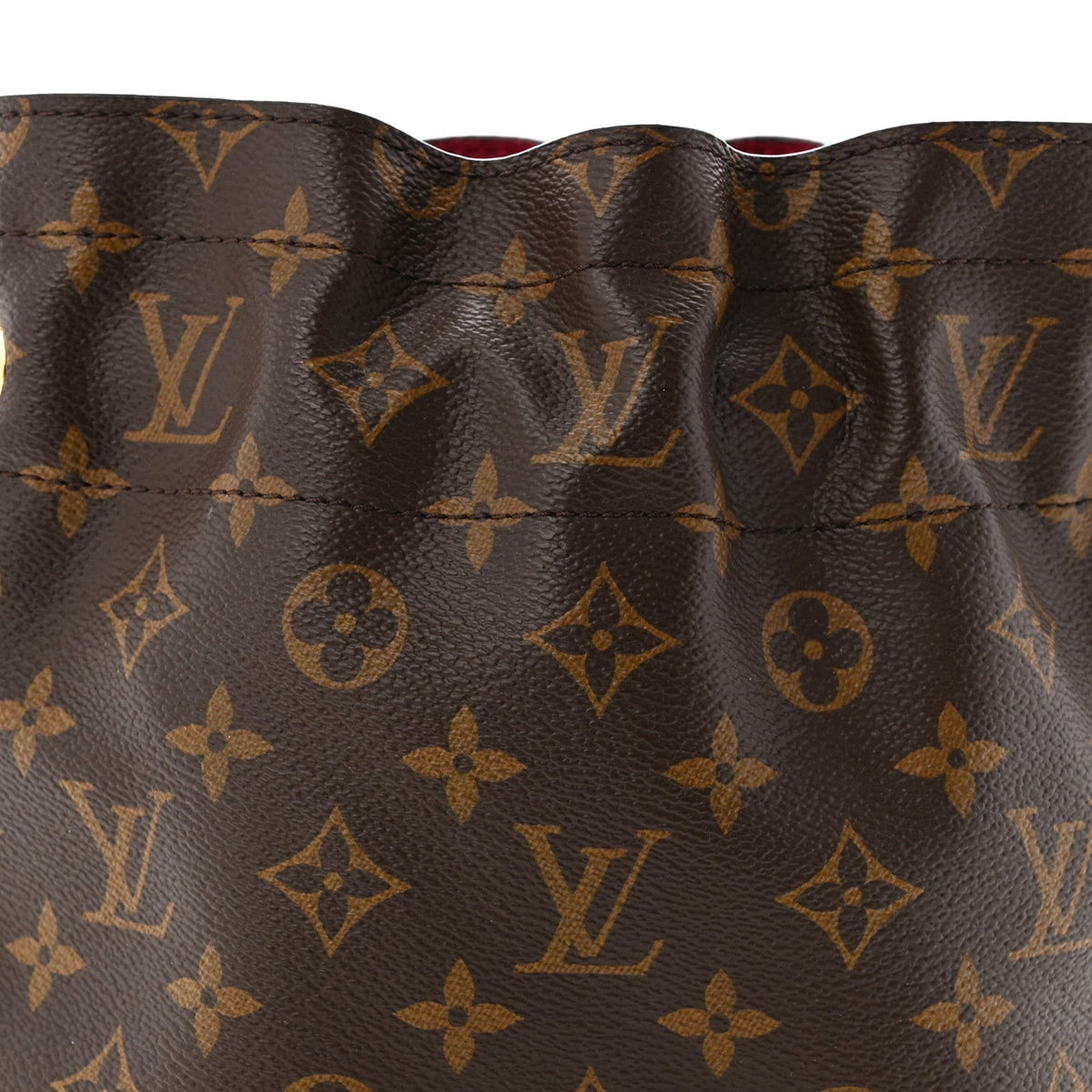 Monogram Pouch Noe Fuchsia