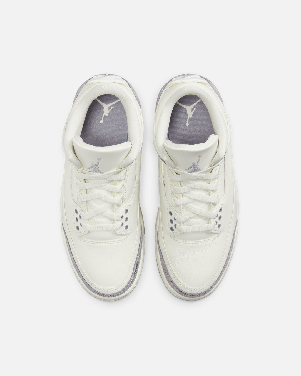 HOT Products Jordan Women's Air Jordan 3 Retro "Metallic Silver" Sail/Cement Grey