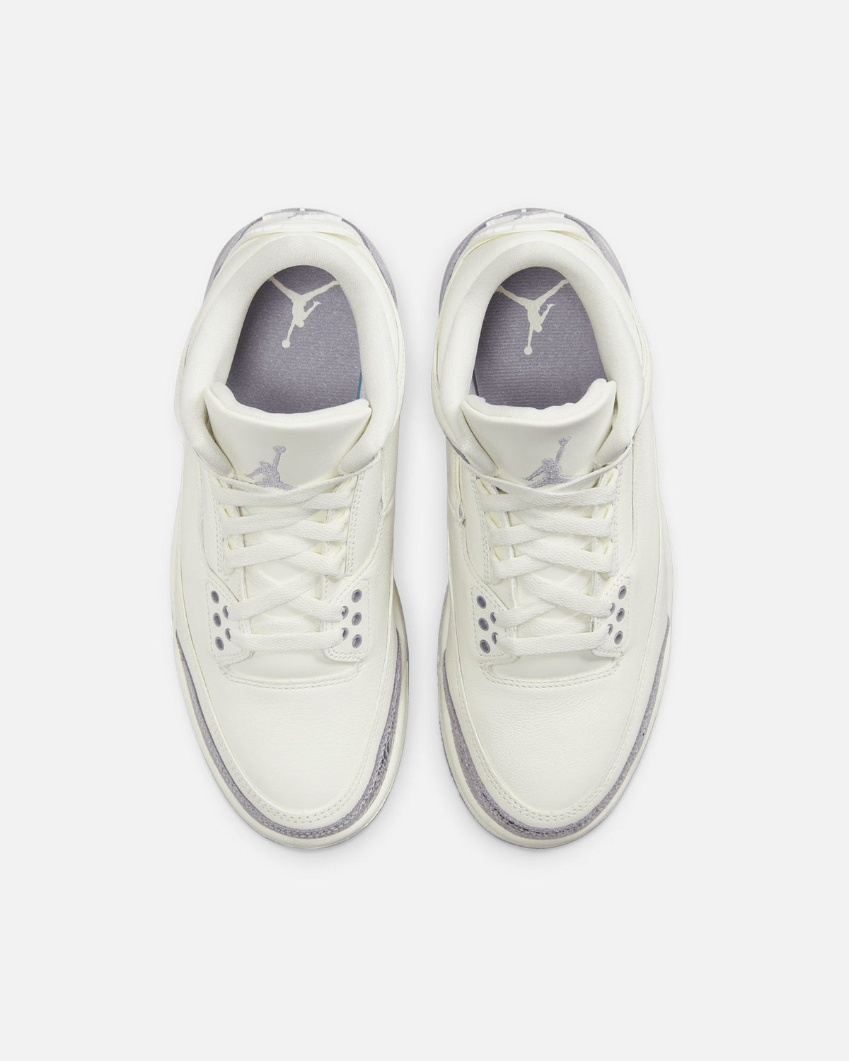 HOT Products Jordan Women's Air Jordan 3 Retro "Metallic Silver" Sail/Cement Grey