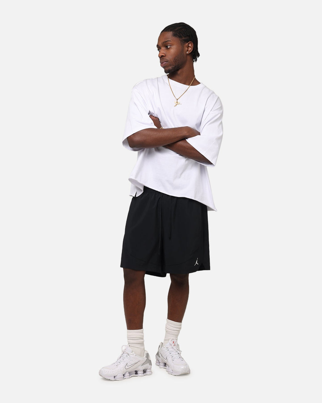 HOT Products Jordan Dri-FIT Woven Shorts Black/White