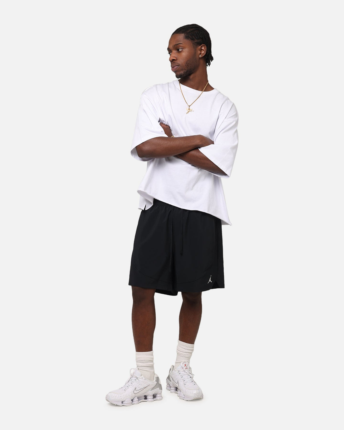 HOT Products Jordan Dri-FIT Woven Shorts Black/White