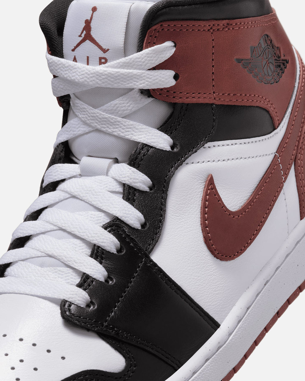 HOT Products Jordan Air Jordan 1 Mid SE "Dark Pony" White/Dark Pony-Black