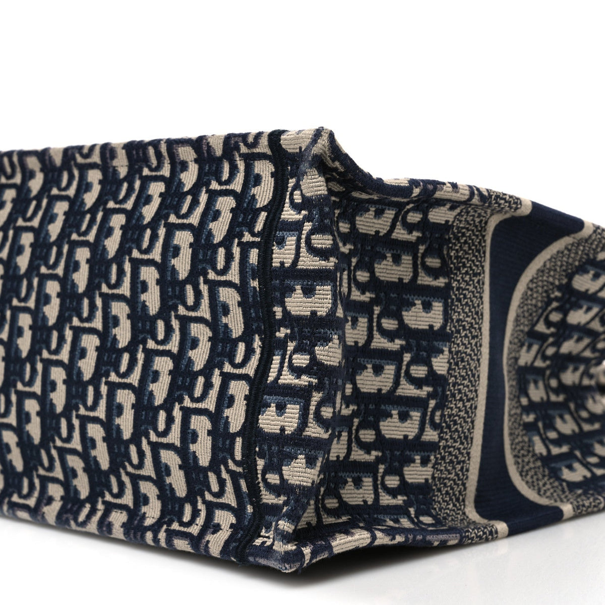 Oblique Medium Book Tote Blue Multicolor