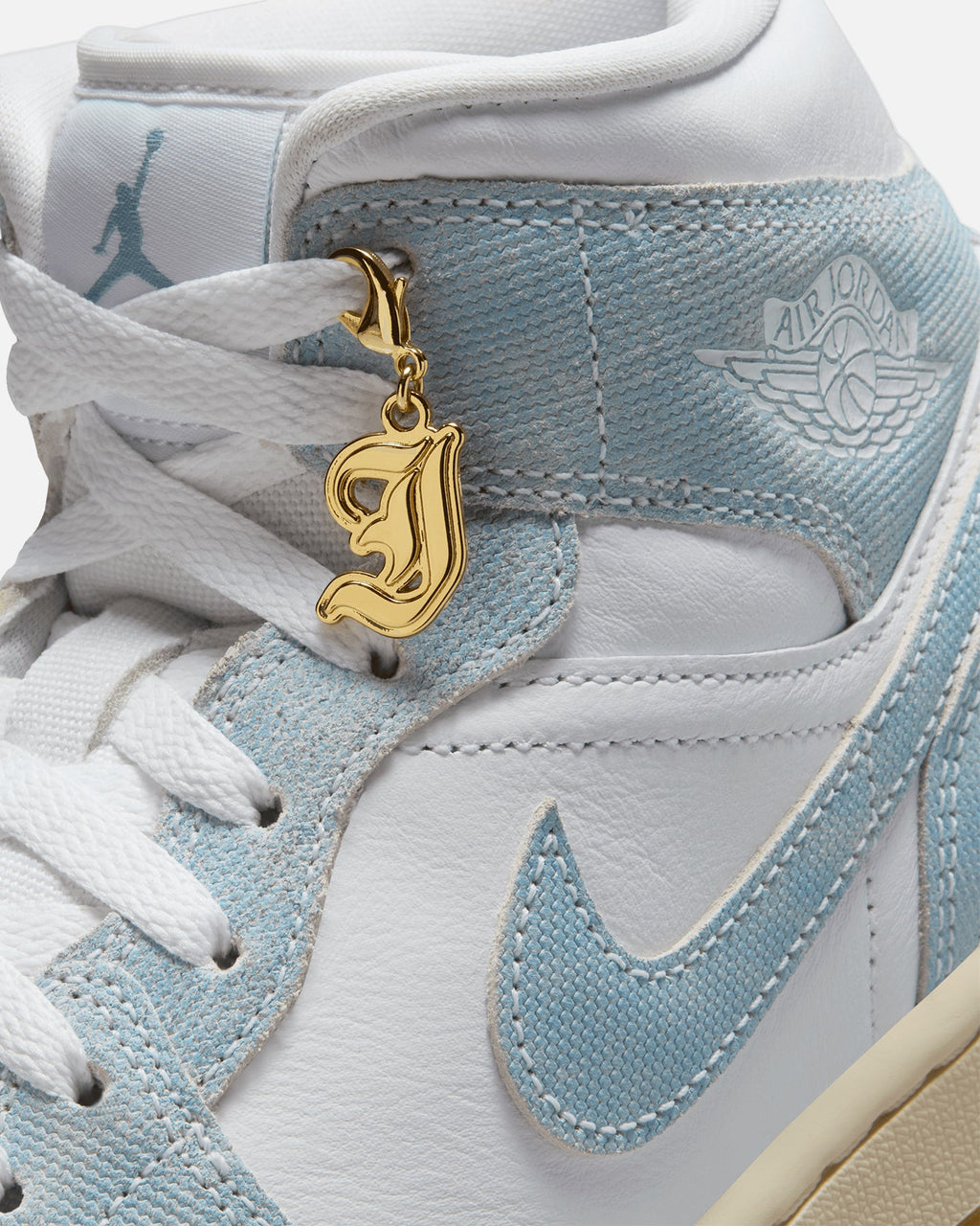 HOT Products Jordan Women's Air Jordan 1 Mid SE "Denim" Blue/Gum