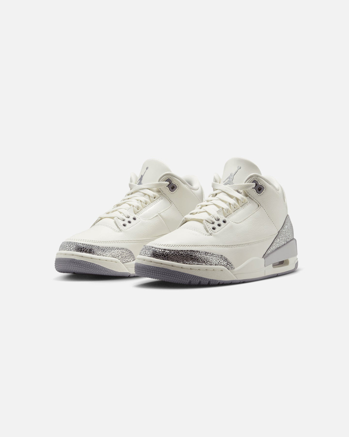 HOT Products Jordan Women's Air Jordan 3 Retro "Metallic Silver" Sail/Cement Grey