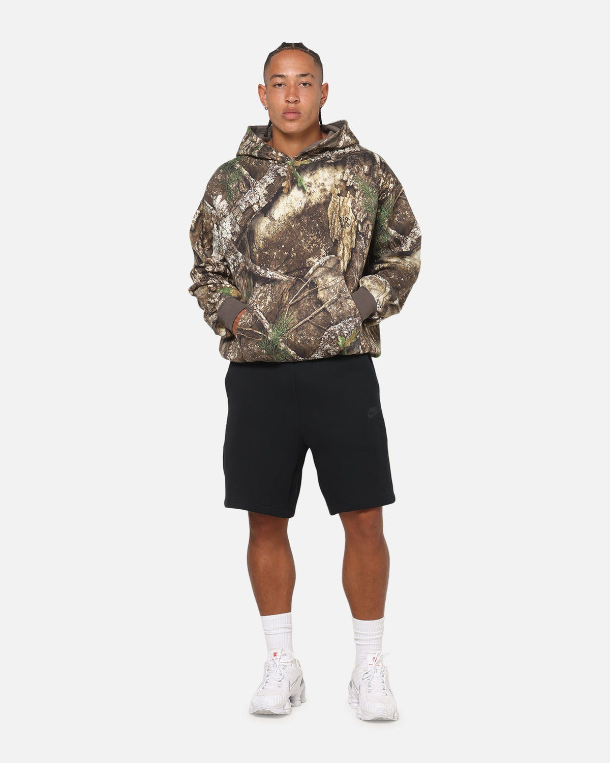 HOT Products Jordan Brooklyn Fleece Realtree Pullover Hoodie Medium Olive/Sail