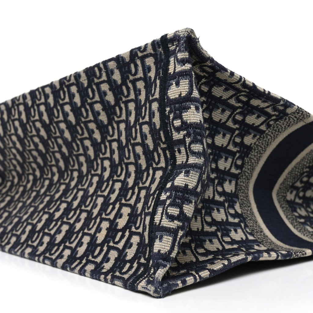 Oblique Large Book Tote Blue Multicolor