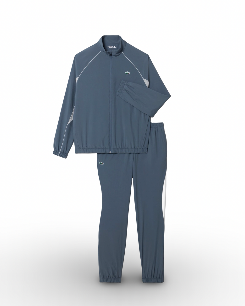 New Arrival LACOSTE  TRIM ACCENT TENNIS TRACKSUIT  - Men-GREY-7EZ-GREY-69X