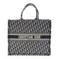 Oblique Large Book Tote Blue Multicolor