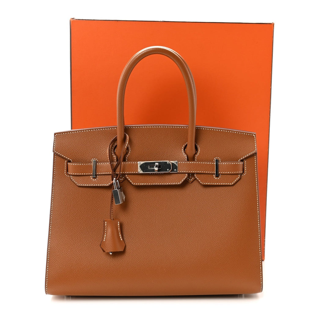 Epsom Birkin Sellier 30 Gold