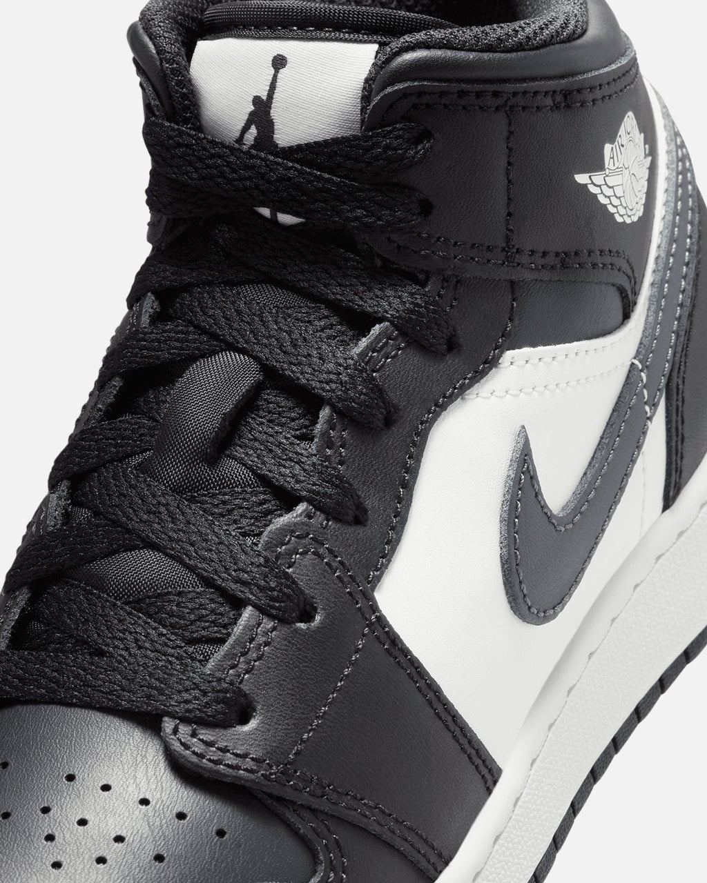 HOT Products Jordan Kids' Air Jordan 1 Mid (GS) Black/White