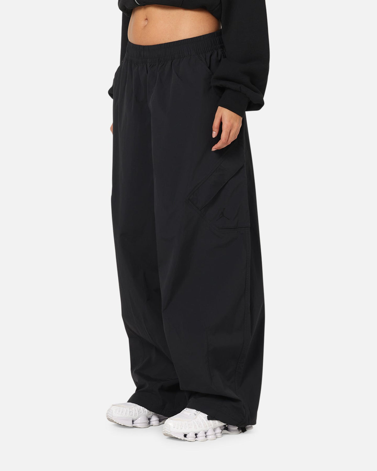 HOT Products Jordan Women's Flight Chicago Parachute Pants Black