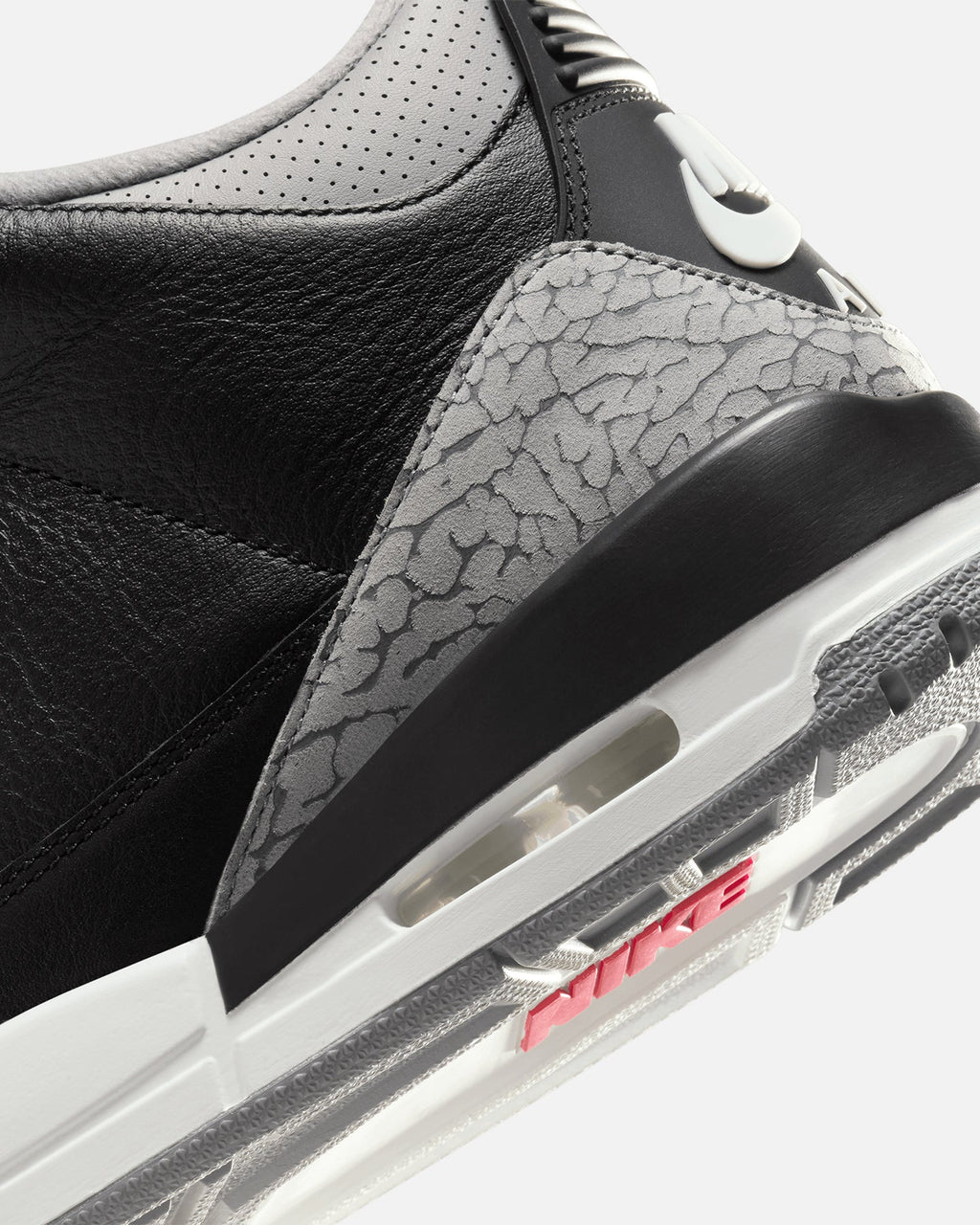HOT Products Jordan Air Jordan 3 Retro "Black Cement" Black/Fire-Red
