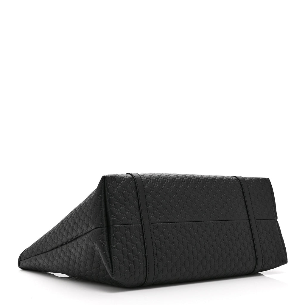 Microguccissima Medium Joy Tote Black