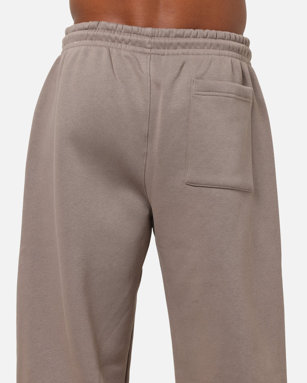 HOT Products Jordan Jumpman Brooklyn Fleece Oversized Open-Hem Pants Olive Grey/Black
