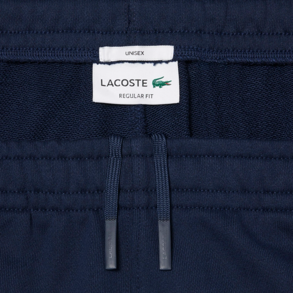 New Arrival LACOSTE REGULAR FIT FLEECE SHORT Men -NAVY BLUE-166