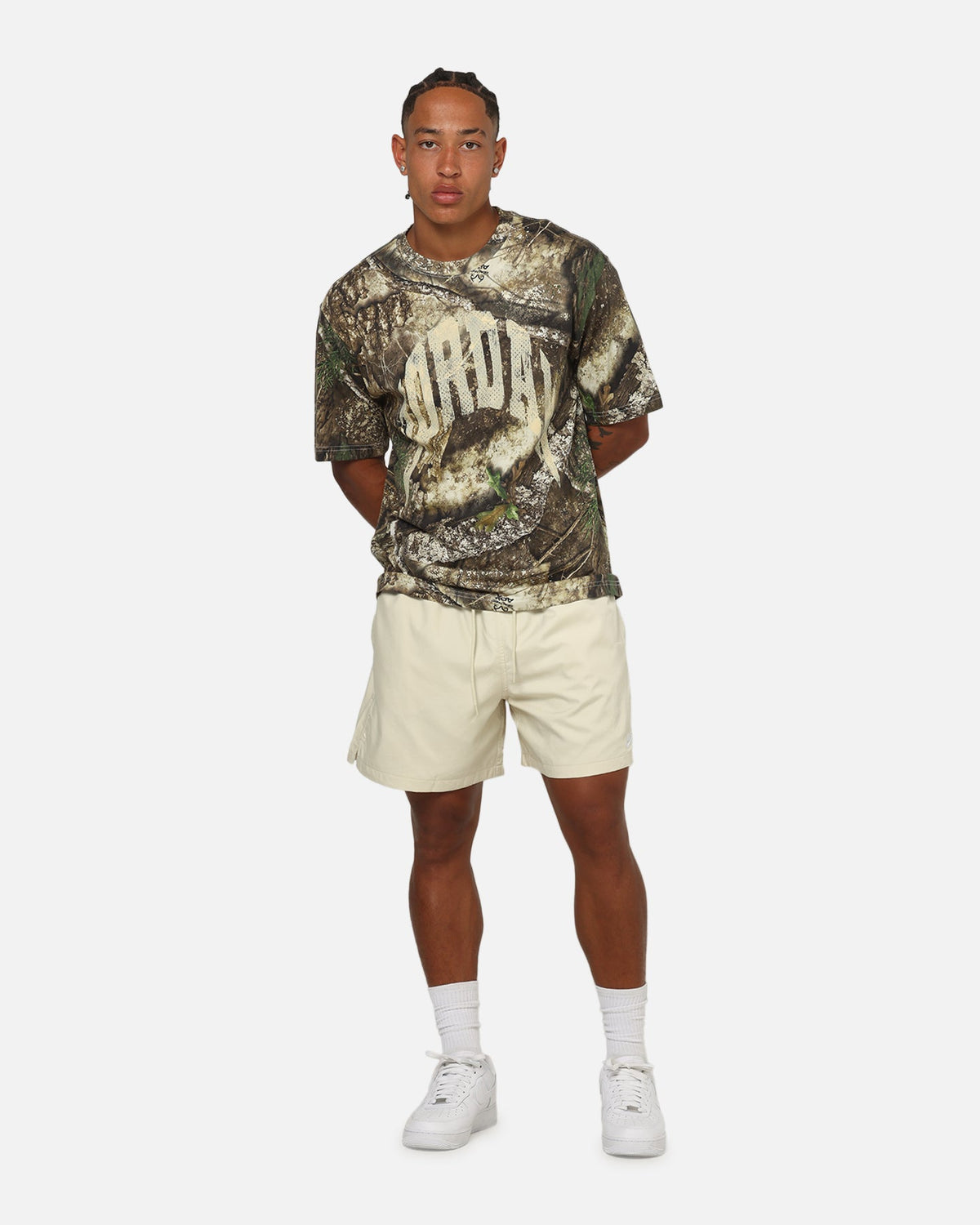 HOT Products Jordan Brooklyn Real Tree All Over Print Crewneck T-Shirt Sail/Sail