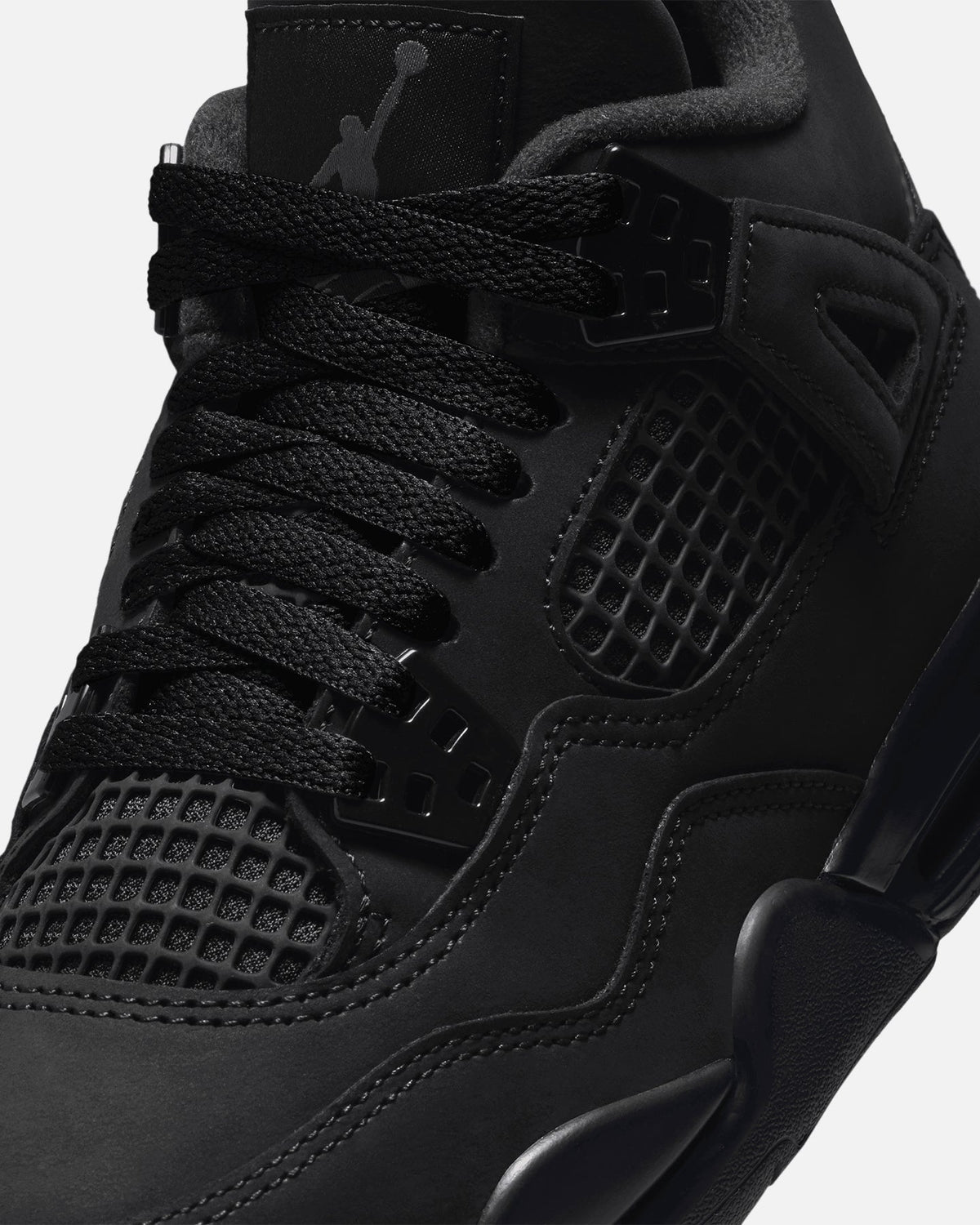 HOT Products Jordan Kids' Air Jordan 4 Retro "Black Cat" (GS) Black/Black