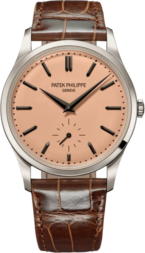 Patek Philippe Calatrava Platinum 38mm Platinum Manual Winding Salmon Dial  - 6196P-001 - 2025