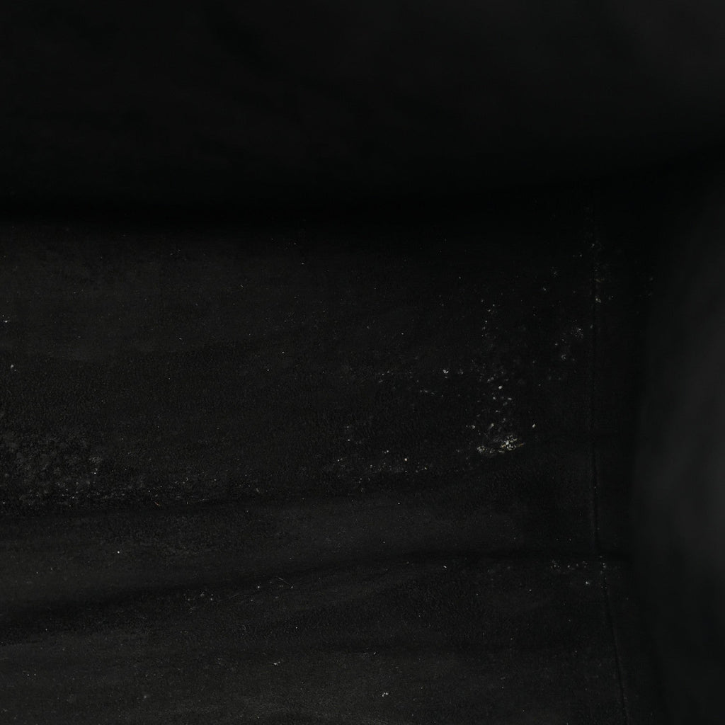 Calfskin Embossed Medium Book Tote Black