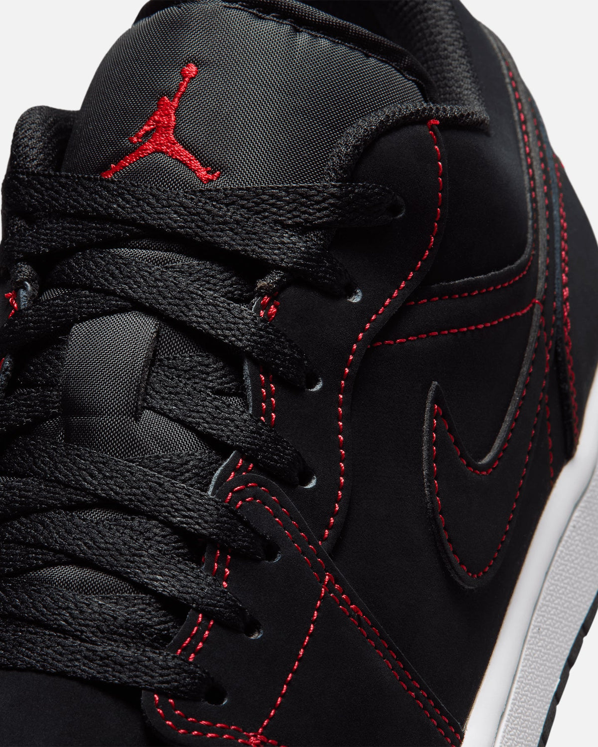 HOT Products Jordan Air Jordan 1 Low Black/University Red