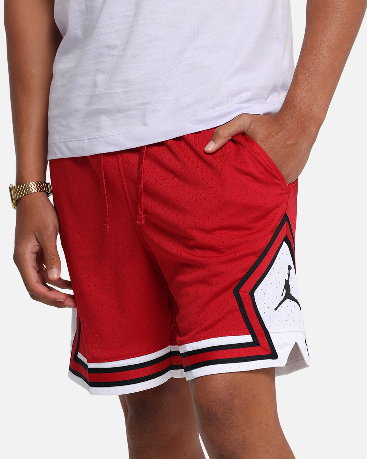 HOT Products Jordan Dri-FIT Sport Diamond Shorts Gym Red/White