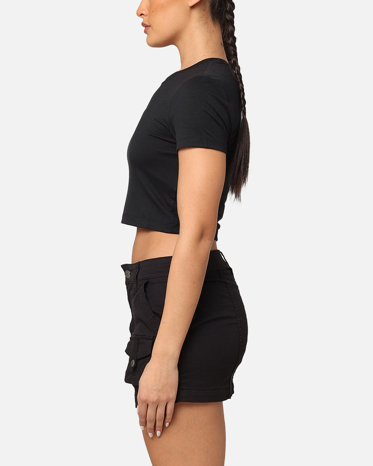 HOT Products Jordan Women's Short Sleeve Graphic Slim Crop T-Shirt Legend Mid Brown