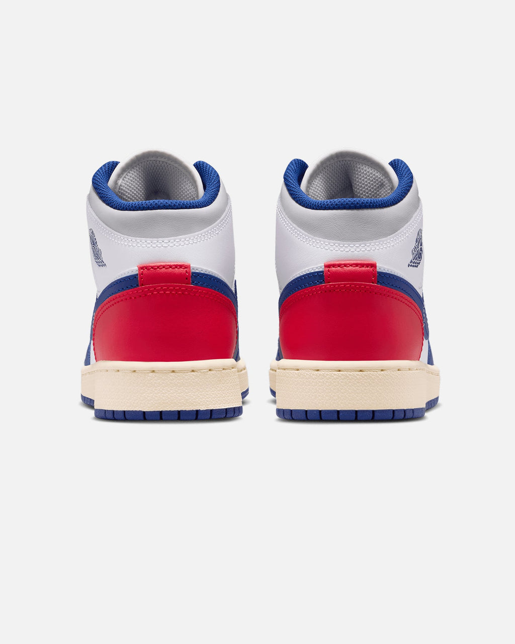 HOT Products Jordan Kids' Air Jordan 1 Mid (GS) White/Royal
