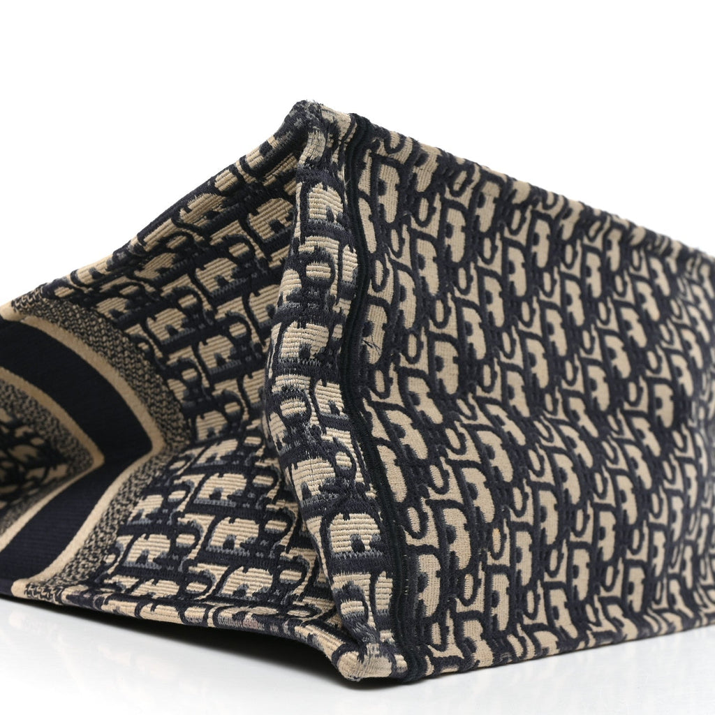 Oblique Large Book Tote Blue Multicolor