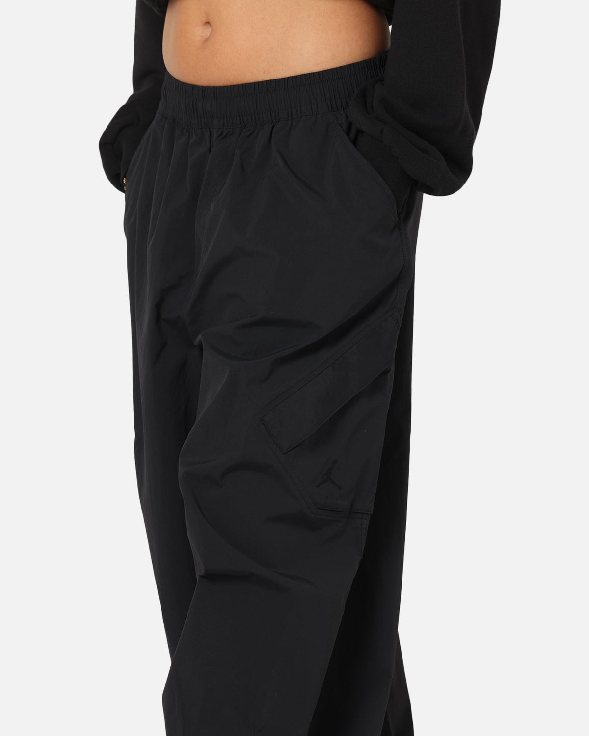 HOT Products Jordan Women's Flight Chicago Parachute Pants Black