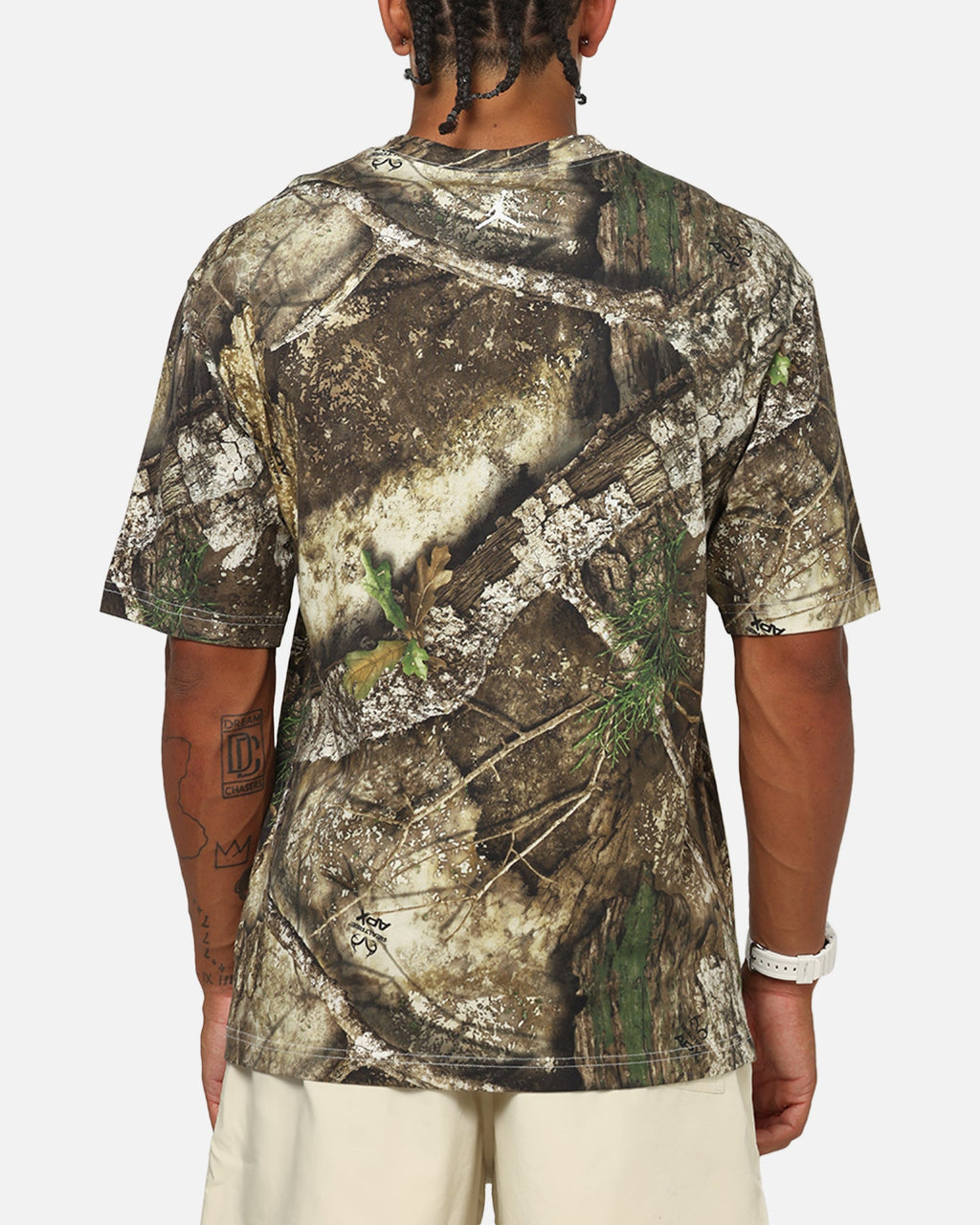 HOT Products Jordan Brooklyn Real Tree All Over Print Crewneck T-Shirt Sail/Sail