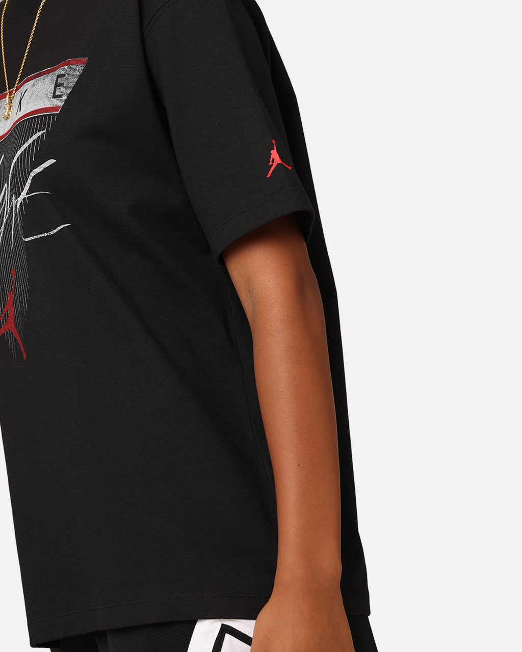 HOT Products Jordan Women's Flight Heritage Graphic T-Shirt Black/Gym Red