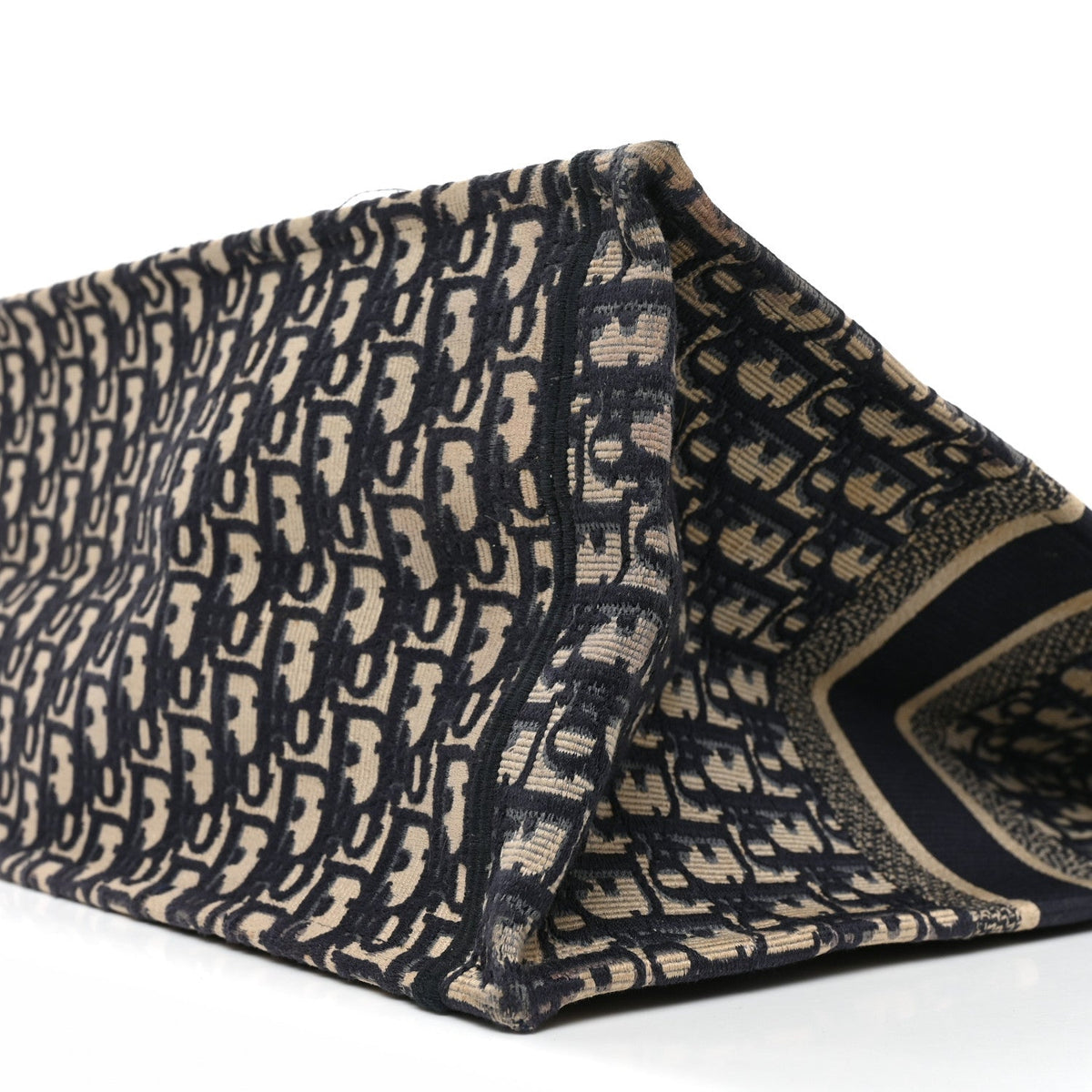 Oblique Large Book Tote Blue Multicolor