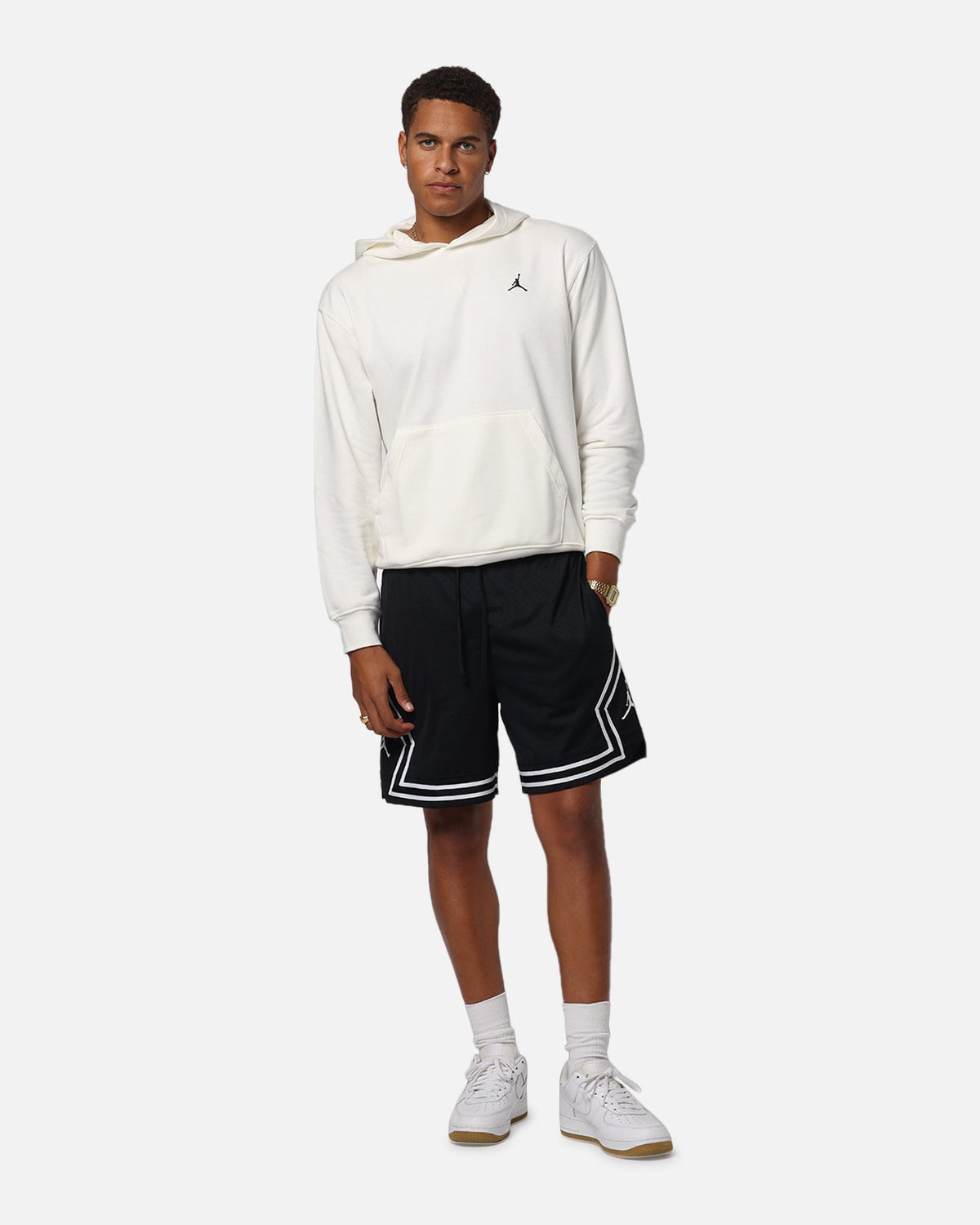 HOT Products Jordan Brooklyn Fleece Pullover Hoodie Sail/Black