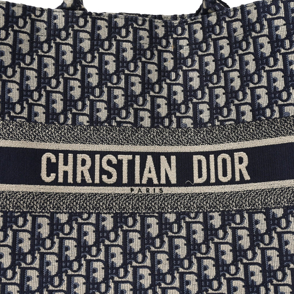 Oblique Large Book Tote Blue Multicolor