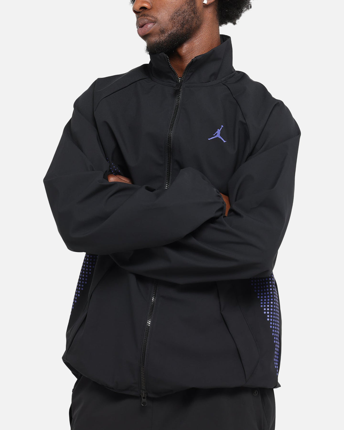 HOT Products Jordan Sport Jam Sport Warm-Up Jacket Black/Purple