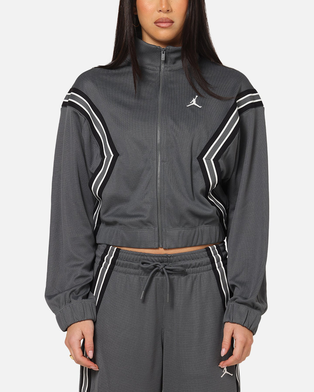 HOT Products Jordan Women's Brooklyn Full-Zip Track Jacket Iron Grey