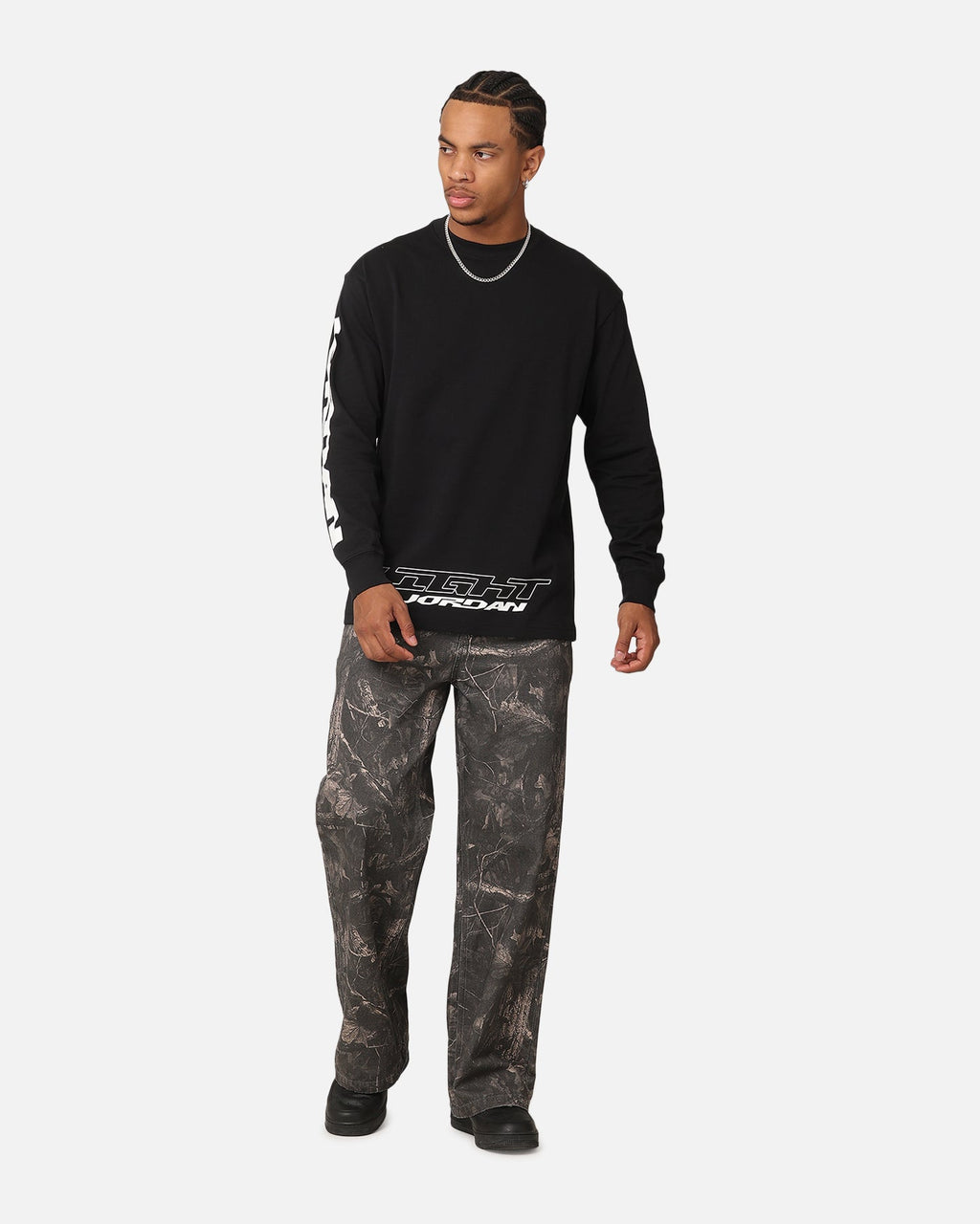 HOT Products Jordan Jumpman MVP 85 Long Sleeve Crewneck T-Shirt Black/Sail