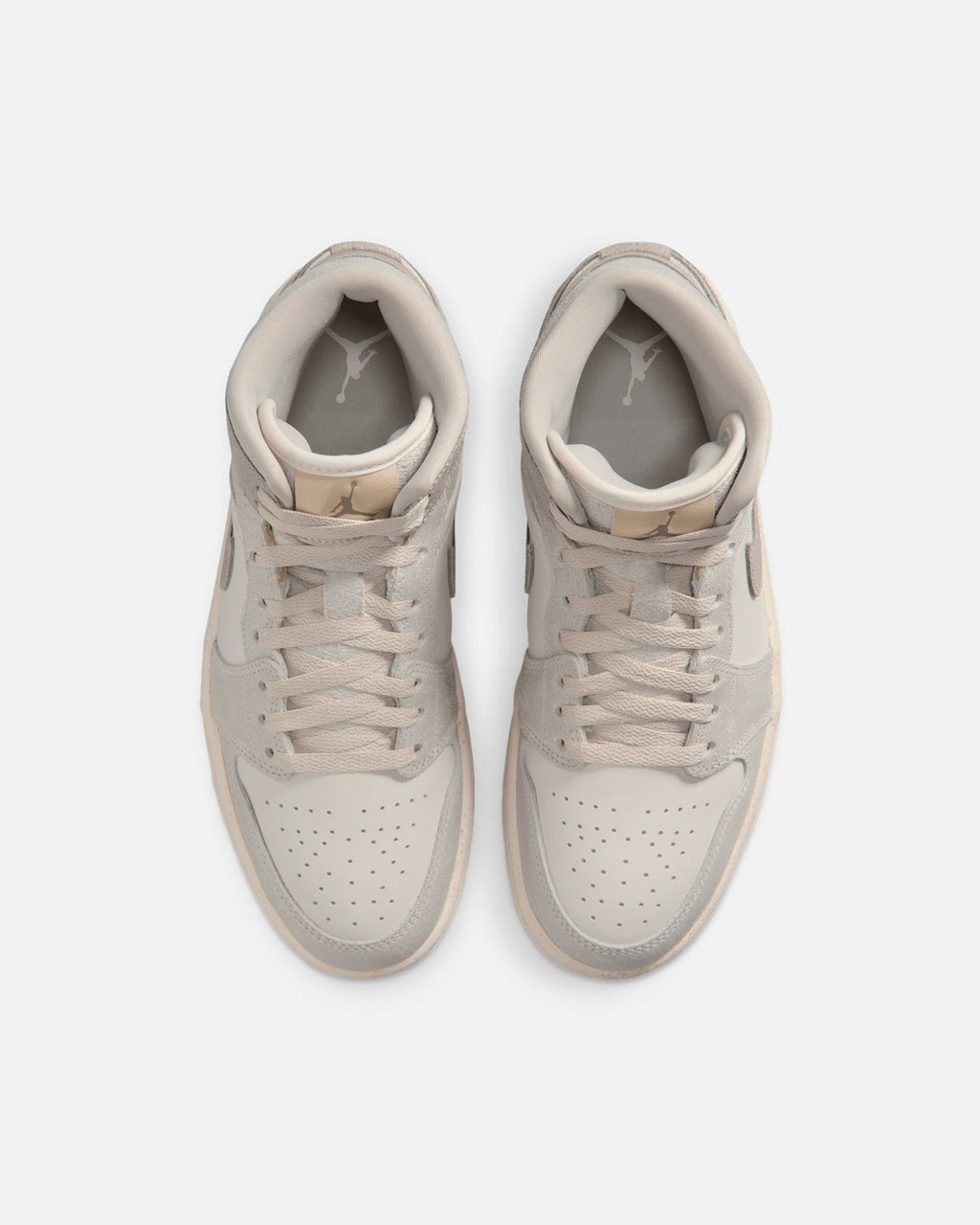 HOT Products Nike Women's Air Jordan 1 Mid SE Light Iron Ore/Pale Ivory/Oatmeal/Enigma Stone
