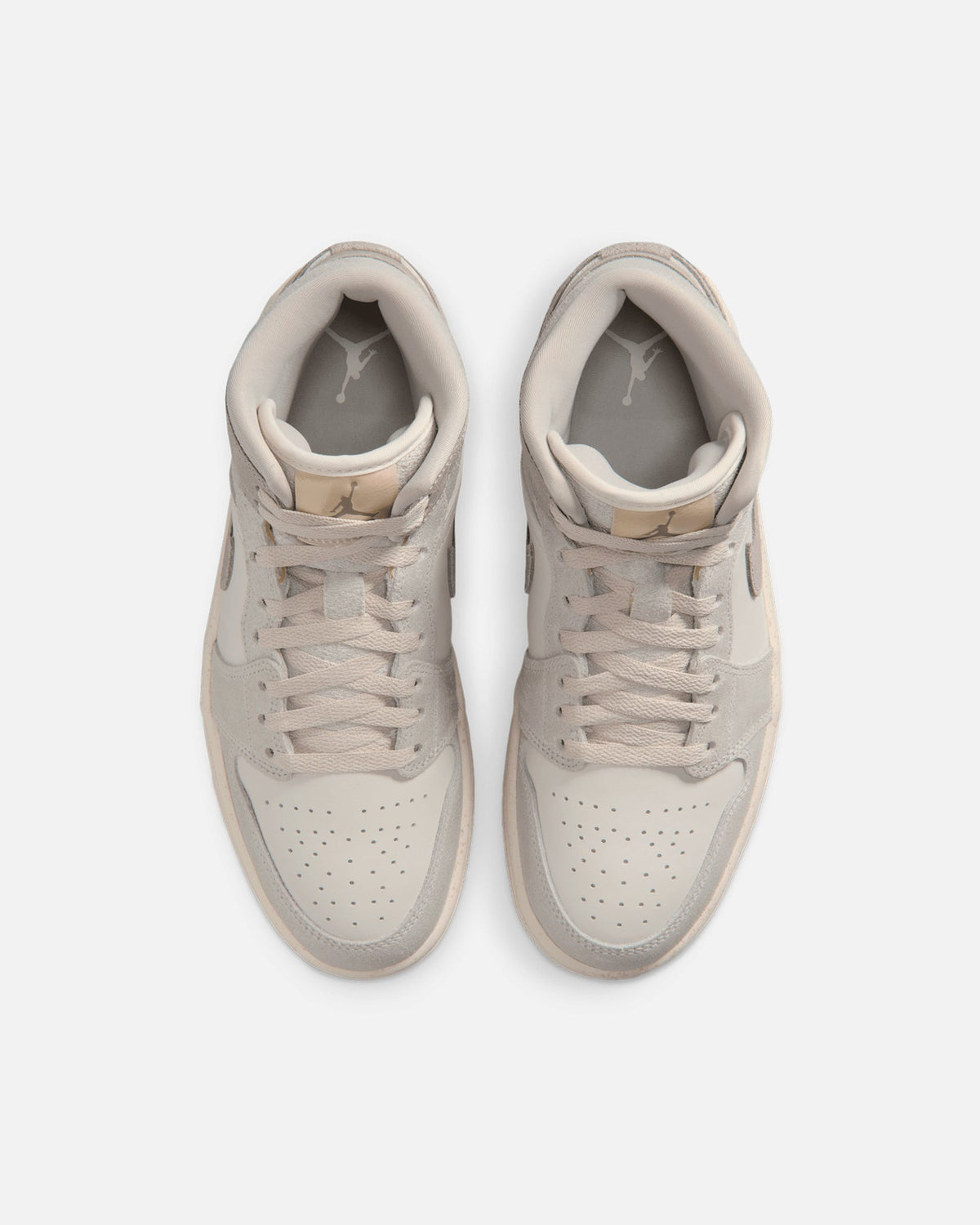 HOT Products Nike Women's Air Jordan 1 Mid SE Light Iron Ore/Pale Ivory/Oatmeal/Enigma Stone