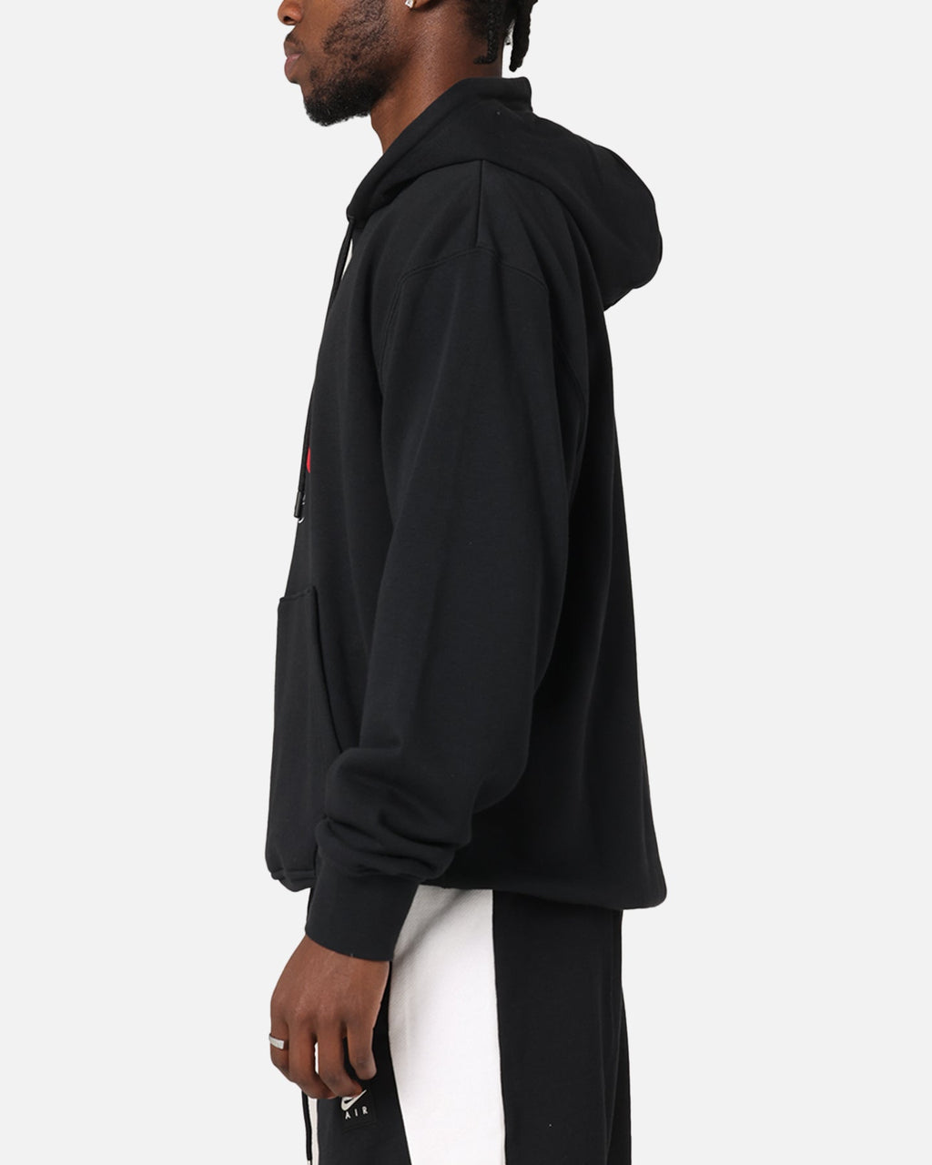 HOT Products Jordan Essentials Loopback Fleece Pullover Hoodie Black/Red